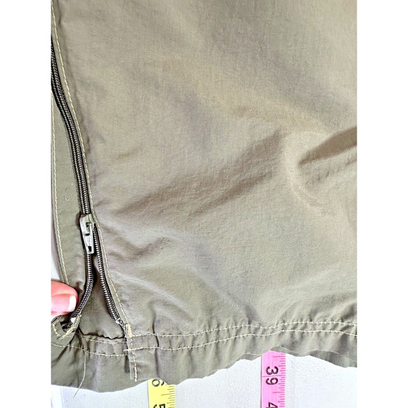 REI Mens Activewear Pants LX28 Army Green Convertible Shorts UPF 50 Belted Cargo - Picture 15 of 16